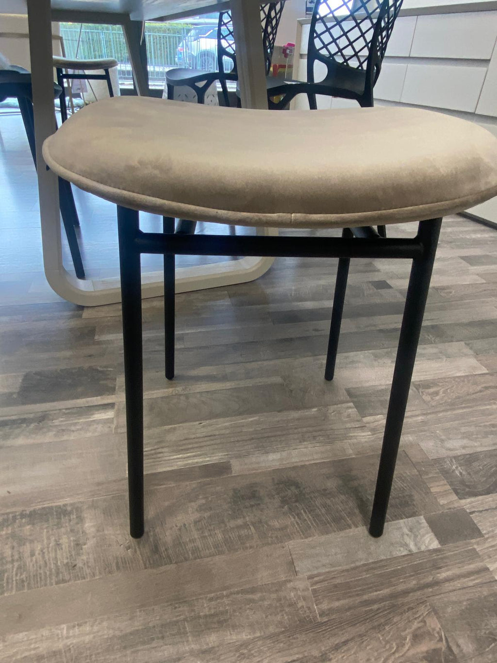 Sgabello Fifties nero opaco — Venice