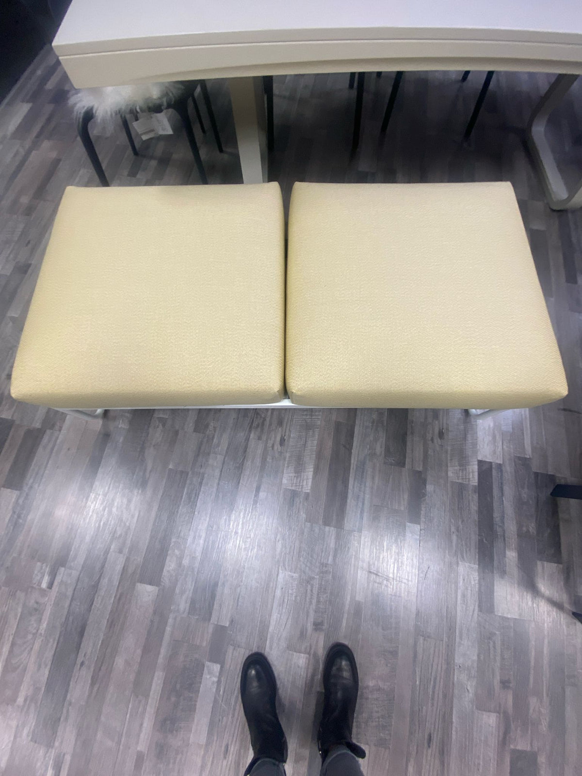 Pouf da esterno a 2 posti Rider in tessuto — Connubia