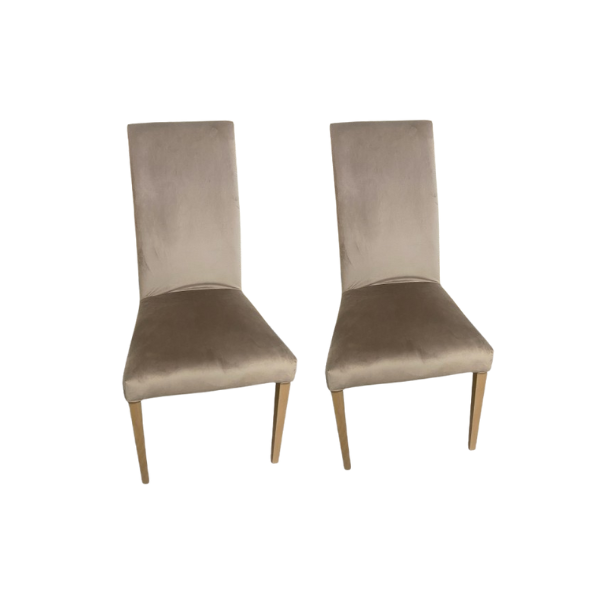 Coppia di sedie imbottite Mèditerranèè beige — Calligaris