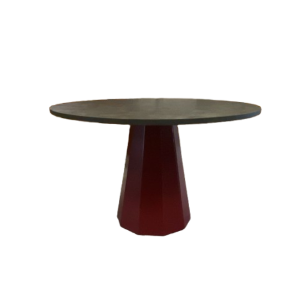 Tavolo rotondo Dix bordeaux — Connubia Calligaris
