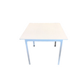 Tavolo quadrato Dot in metallo e legno — Calligaris