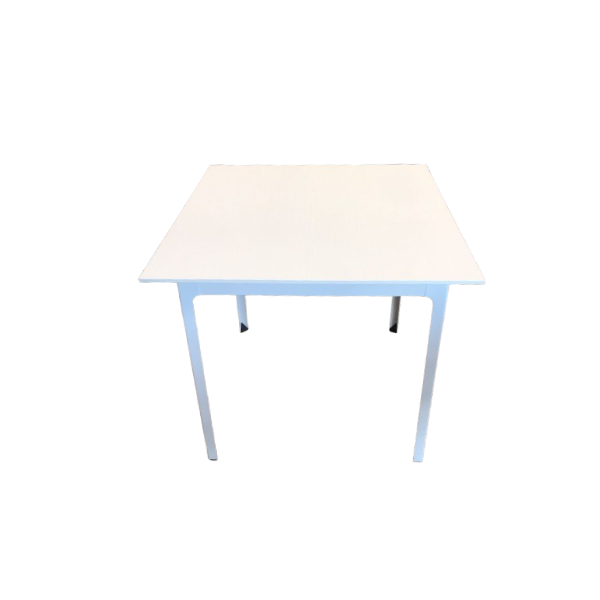 Tavolo quadrato Dot in metallo e legno — Calligaris