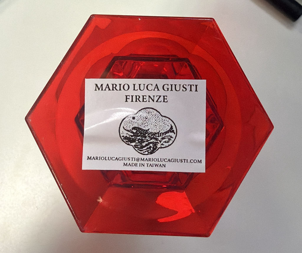 Set 6 calici Victoria&Albert rossi in acrilico — Mario Luca Giusti