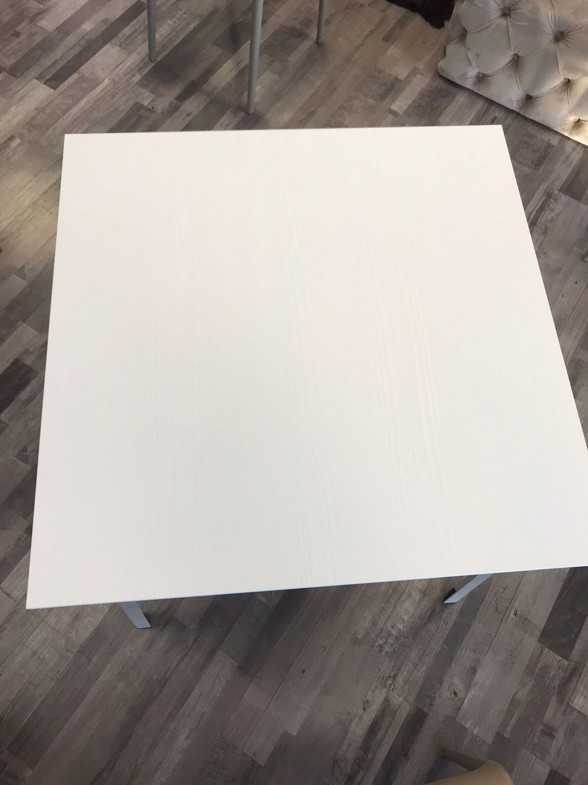 Tavolo quadrato Dot in metallo e legno — Calligaris
