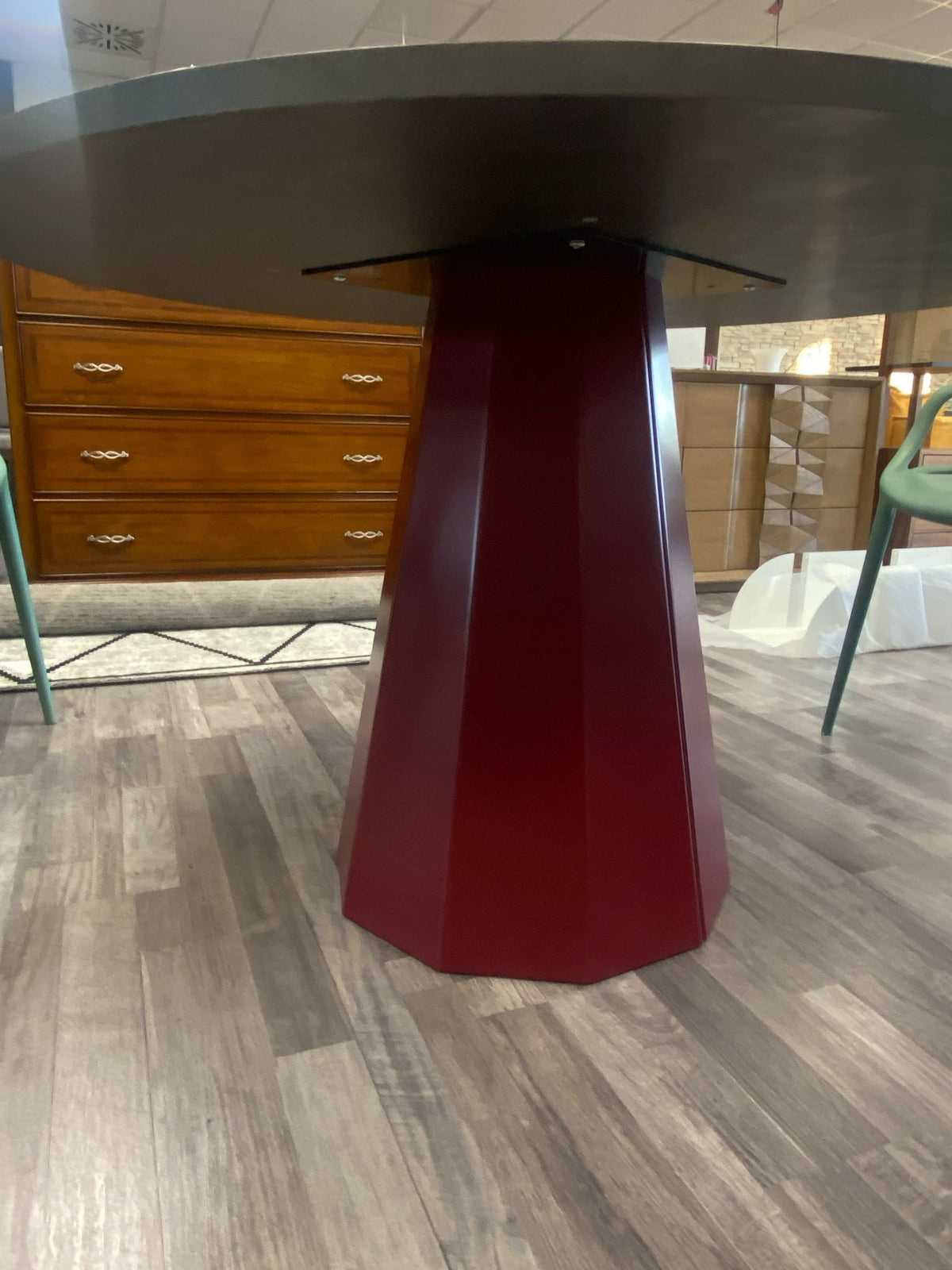 Tavolo rotondo Dix bordeaux — Connubia Calligaris